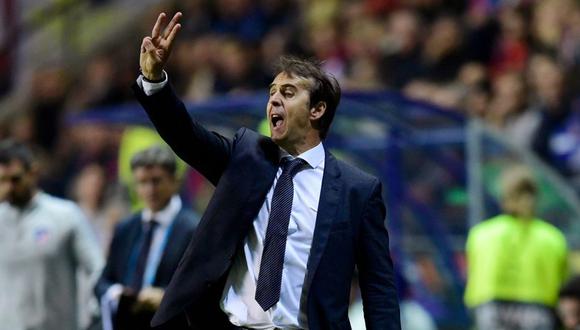 Julen Lopetegui descartó sorpresas de Real Madrid en el mercado de fichajes. (Foto: AFP).