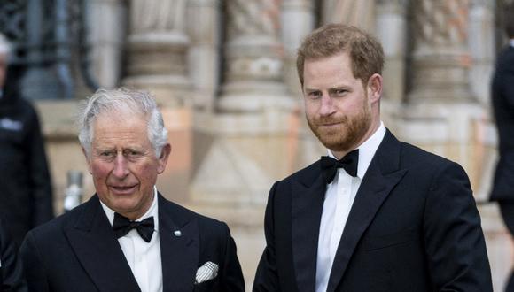 Carlos de Gales y Enrique de Sussex. (Foto: AFP)