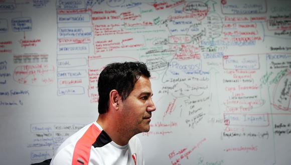 Daniel Ahmed, jefe de la Unidad Técnica de la Federación Peruana de Fútbol. (USI)