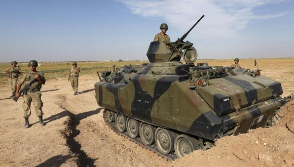 Ejército turco resguarda la frontera. (Reuters)