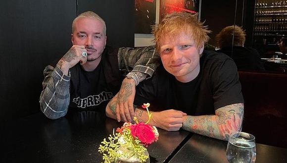 J Balvin y Ed Sheeran encabezan la lista Latin Airplay de Billboard con “Forever my Love”. (Foto: Instagram)