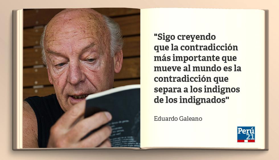 Eduardo Galeano murió a los 74 años por un cáncer de pulmón. (Perú21)