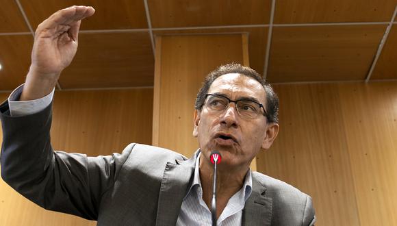 Martín Vizcarra negó haber cobrado coimas por la concesión de obras públicas (AFP).