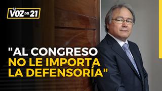 Walter Albán: “Al Congreso no le importa la defensoría lo único que quieren es controlarla”