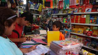 Campaña escolar: El 41% de familias peruanas prevé gastar entre S/ 300 y S/ 600 por hijo
