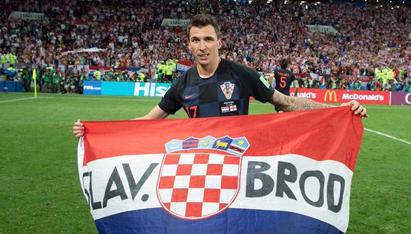 Mario Mandzukic es el segundo goleador histórico de la Selección de Croacia. (Twitter)