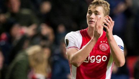 Ajax acuerda traspaso de Matthijs de Ligt a la Juventus, según prensa de Holanda. (Foto: AFP)