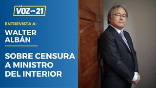 Walter Albán sobre nuevo ministro del Interior: “Nadie capaz querrá trabajar con este gabinete”
