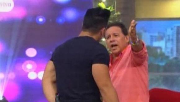 Rafael Cardozo y Ricardo Rondón casi se agarran a golpes en vivo en el set de 'En Boca de Todos' (Captura)