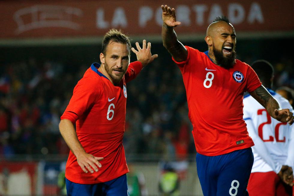 Chile venció 2-1 a Haití por amistoso FIFA desde La Serena. (EFE)