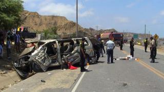 Panamericana Norte: Cinco muertos tras accidente de camioneta