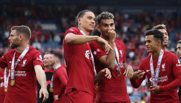 Luis Díaz y Darwin Núñez liderarán el ataque de Liverpool en la Champions League. (Foto: EFE)