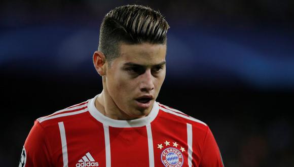 James Rodríguez ha jugado siete partidos con Bayern Munich y en ninguno completó 90 minutos. (Foto: Reuters)