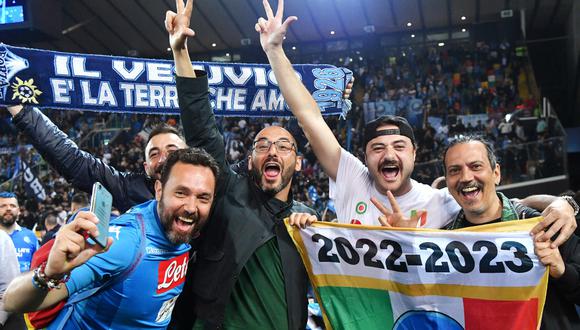 El Napoli es el flamante campeón de la Serie A italiana. Foto: AFP