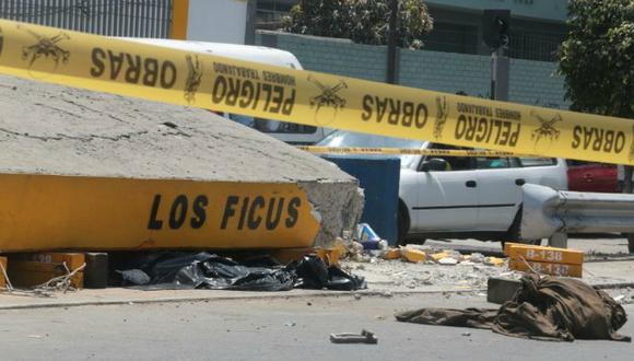 Tragedia en el paradero Ficus, Santa Anita (Juan Ponce / El Comercio)