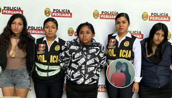 Tres 'peperas' fueron detenidas en San Juan de Lurigancho. (Foto: Captura TV)