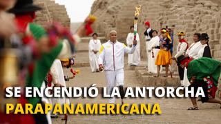 Lima 2019: Antorcha Parapanamericana fue encendida en Pachacámac