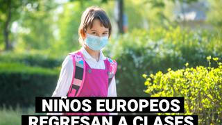 Niños europeos retornan a clases tras 6 meses de crisis por coronavirus
