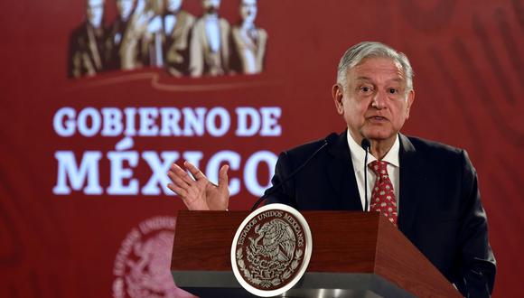 E presidente de México, Andrés Manuel López Obrador (AMLO), expresó esta medida en la conferencia matutina. (Foto: AFP)