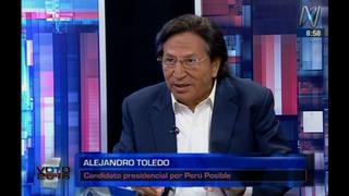 Alejandro Toledo: “Los S/29,850 que declaré en mi hoja de vida son ingresos mensuales” [Video]