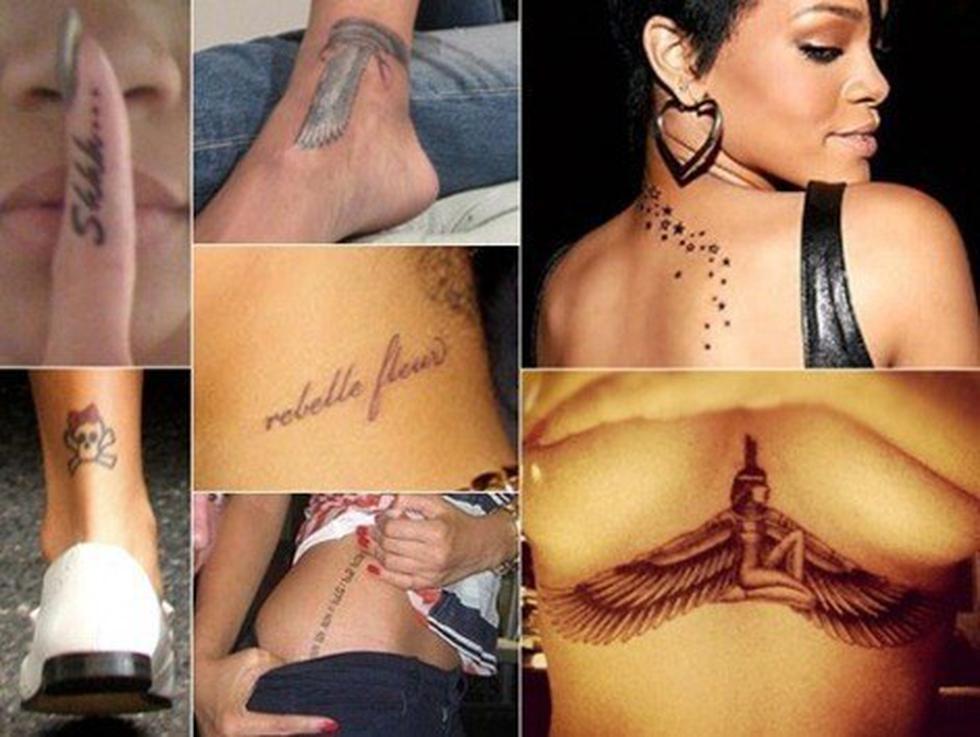 Rihanna ama los tatuajes