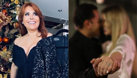 Magaly Medina cuestionó la pedida de mano de Richard Acuña a Brunella Horna. (Foto: Instagram)
