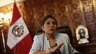 Luz Salgado: “Luis Galarreta tiene que cambiar el tono de su discurso”
