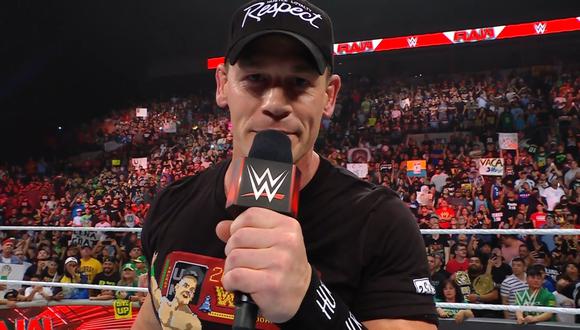 John Cena dio un emotivo discurso por sus 20 años de trayectoria. (Foto: WWE)