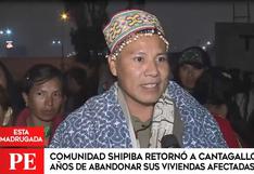 Lima se compromete a seguir brindando subsidio a comunidad shipibo-konibo que retornó a Cantagallo 