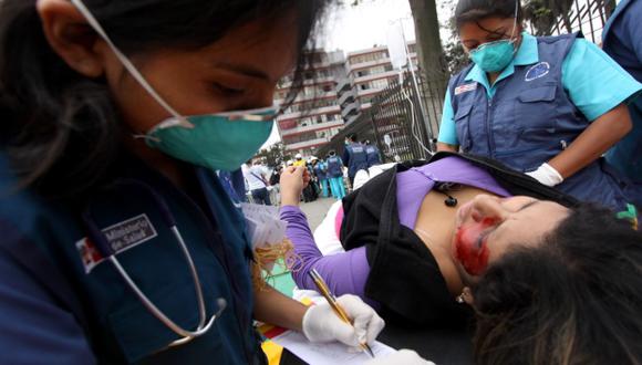 ESTABLES. Los 16 heridos se encuentran fuera de peligro. (Andina)