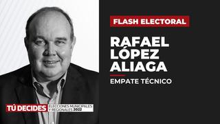 Elecciones 2022: Empate técnico entre Rafael López Aliaga y Daniel Urresti, según resultado a boca de urna
