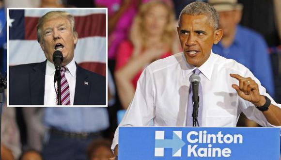 Barack Obama calificó de &quot;peligrosa&quot; posición de Donald Trump de no reconocer derrota. (AFP)