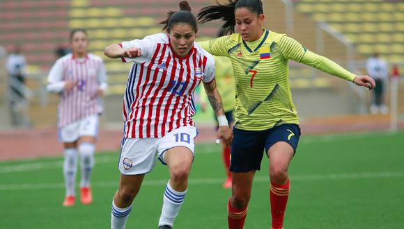 Colombia vs. Jamaica se miden en el fútbol femenino de Lima 2019. (Foto: Jose Tejada / Lima 2019)