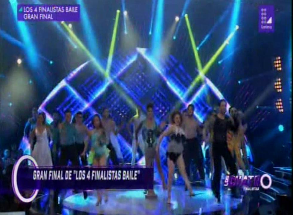 Los 4 finalistas baile: Así inició la gran final del programa (Foto: Captura de pantalla)