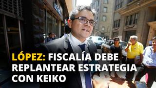 Luciano López: Fiscalía debe replantear estrategia con Keiko [VIDEO]
