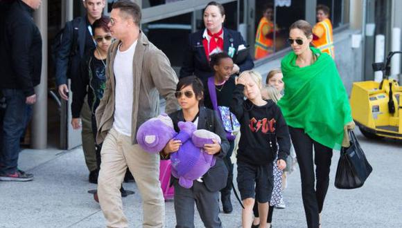Brad Pitt se reencuentra con sus hijos tras separación con Angelina Jolie. (Vanguardia)