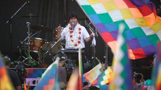 Evo Morales realiza masivo acto en Argentina por el Día del Estado Plurinacional de Bolivia | FOTOS