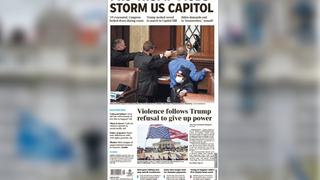 Medios internacionales informaron así el asalto al Capitolio en EE.UU. [FOTOS]