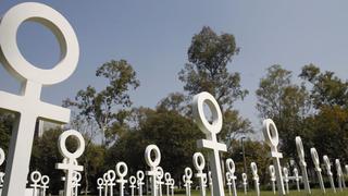 Crean en Mexico un cementerio simbólico en alusión a la lucha contra el feminicidio [FOTOS Y VIDEO]