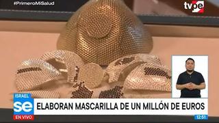 Israel: diseñan mascarilla de oro y diamantes valorizada en 1.5 millones de dólares