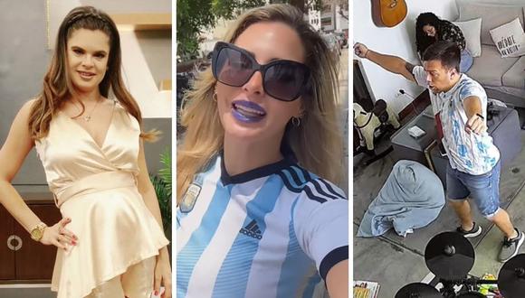 Julián Succhi, Macarena Gastaldo y Natalia Otero celebran triunfo de Argentina. (Foto: Instagram)