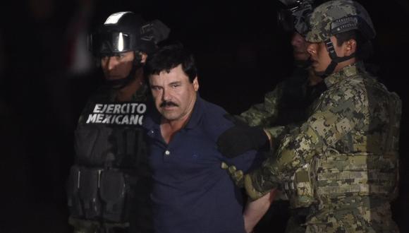 Joquín "El Chapo" Guzmán fue declarado culpable de diez cargos tras unos tres meses de proceso contra él como responsable del cártel de Sinaloa. (Foto: AFP)
