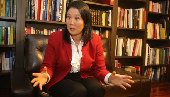 Keiko Fujimori considera que el Congreso le dio una lección a Nadine Heredia. (Perú21)