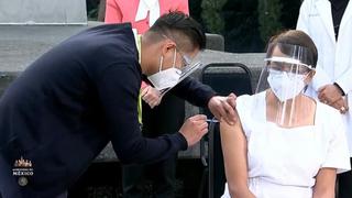 Una enfermera es la primera vacunada contra el coronavirus en México