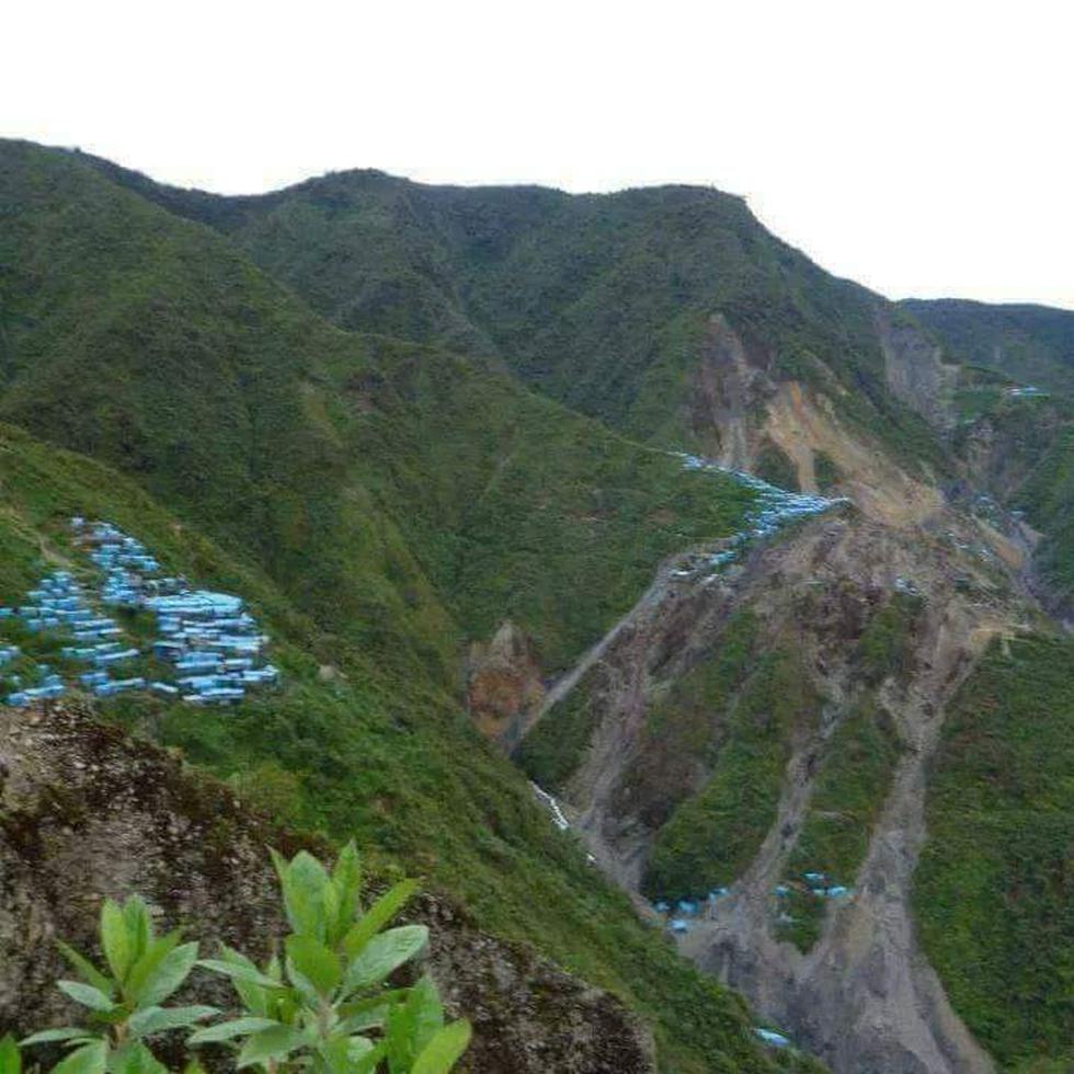 Inhóspito. Korimayo alberga unos 15 campamentos de la minería informal.(Indeci -Puno)