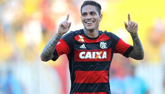 Paolo Guerrero anotó el 3-0 con el que su equipo superó al Boavista. (Facebook Flamengo)