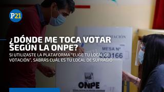 Elecciones Regionales y Municipales 2022: conoce cuál es tu local de votación asignado por la ONPE