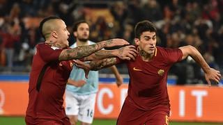 Roma venció 2-1 a Lazio en el 'Derbi' de la capital italiana