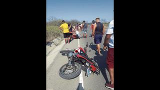 Tumbes: Un fallecido y un herido de gravedad deja despiste de motocicleta en carretera de Zarumilla