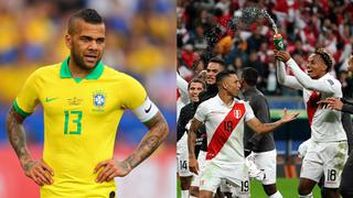 Perú vs. Brasil: El polémico tuit de Dani Alves que ha desatado las críticas
